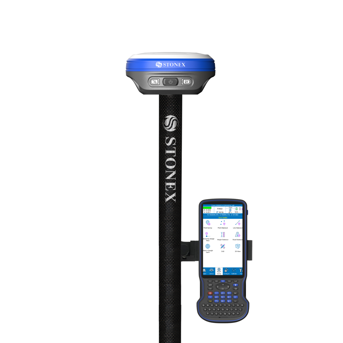 GNSS paketti valkoinen tausta